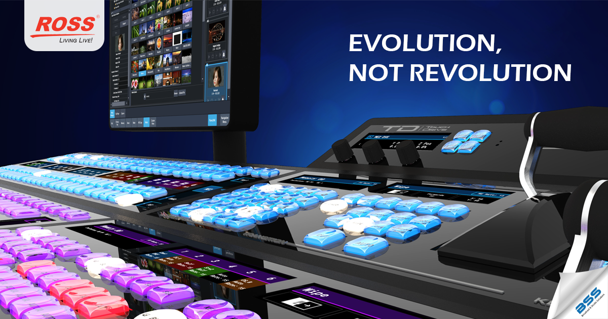 ross TouchDriveTM redefines the relationship between a Technical Director/Vision Mixer and their switcher by bringing the same touch technology you know and love from your smartphone to video production switchers